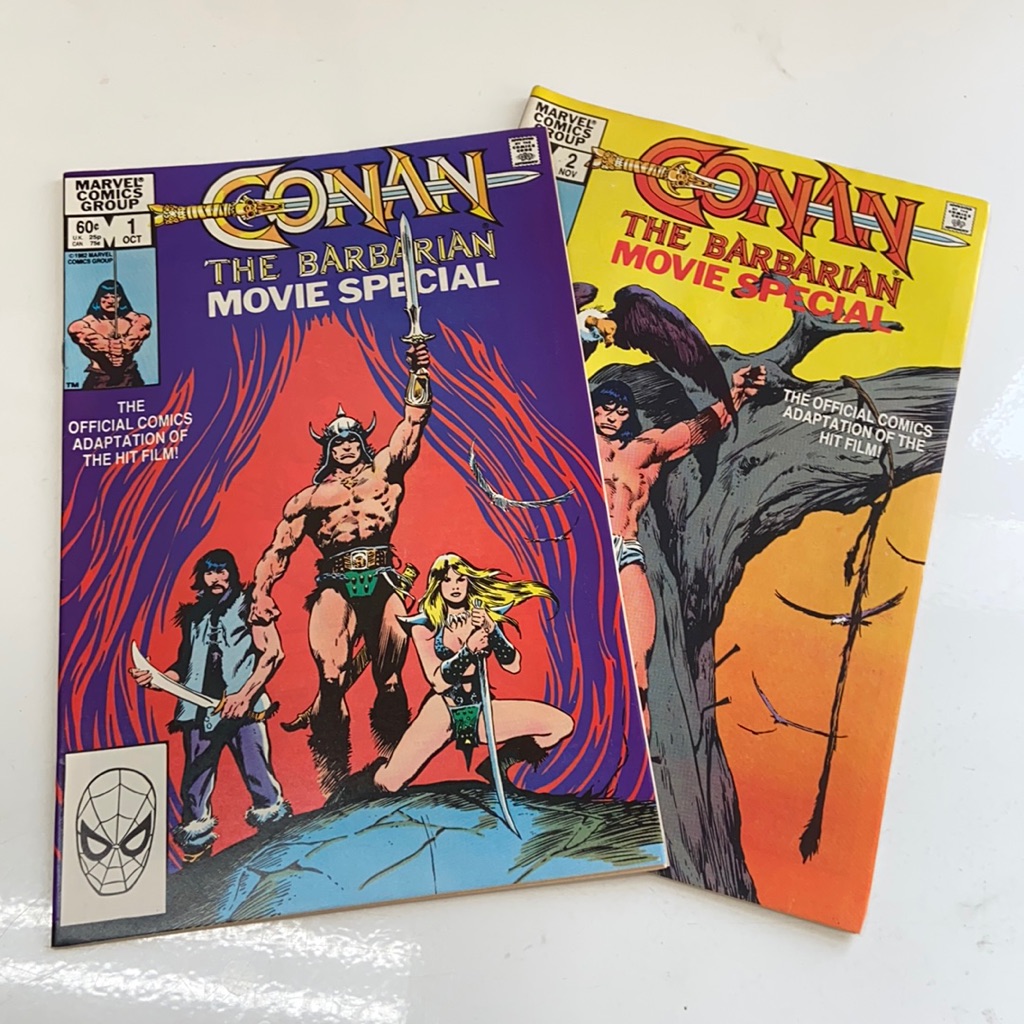 Marvel Comics Conan The Barbarian 1 2 Vintage
